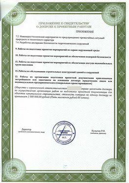 Приложение к свидетельство о допуске к проектным работа Нижнекамск СРО в проектировании