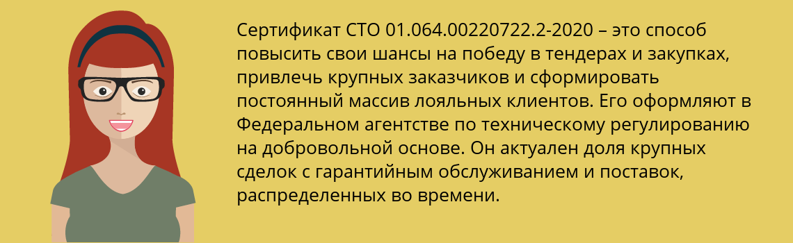Получить сертификат СТО 01.064.00220722.2-2020 в Нижнекамск